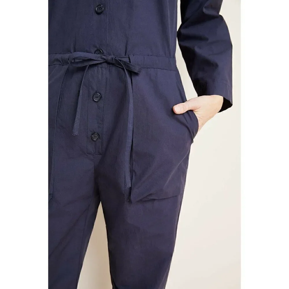 NEW ANTHROPOLOGIE X VELVET GRAHAM & SPENCER Sz S JOSEPHINE UTILITY JUMPSUIT
